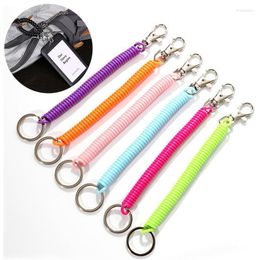 Keychains Spot Wholesale Plastic Spring Rope Key Chain Bag Mobile Phone Hanging Colour Is Complete Miri22