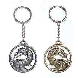 Keychains High Quality Keychain Game Mortal Kombat KeyRing Key Ring Car Accessories Holder For Gift Chaveiro Chain JewelryKeychains Keychain