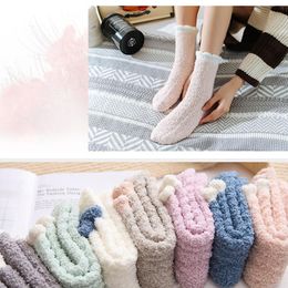 Socks & Hosiery Autumn And Winter Plush Thick Girls Women Super Soft Comfort Gift For Female Sleeping Home Floor HarajukuSocks