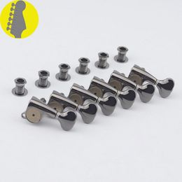 1 Set 6 In-line Locking Height Adjust Guitar Machine Heads Tuners