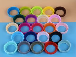 60mm Protective Cup Mat Silicone Sleeve Heat Resistant Water Bottle Holder Insulation Mats Non-Slip Cup Mug Coaster