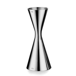 Bar Tools Double Cocktail Jigger with Measurements Inside 2oz 1oz for Bartending Stainless Steel Measure Cup XBJK2204