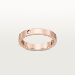 Signature Cde Wedding Band Love Ring for Women Men,316L Titanium Steel Stones Designer Jewelry Aneis Anel Bague Femme Classic Design