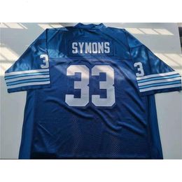 Uf Chen37 rare Football Jersey Men Youth women Vintage 33Toronto Argonauts BILL SYMONS JERSEYS Size S-5XL custom any name or number