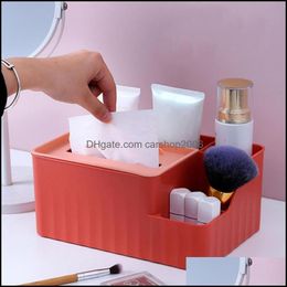 Tissue Boxes Napkins Table Decoration Accessories Kitchen Dining Bar Home Garden Decorative Usef Mtifunctional Smooth Edge Box Pp Napkin