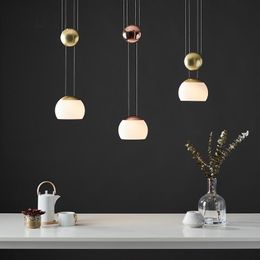 Pendant Lamps Modern LED Chandelier Ceiling Living Room Lighting Dining Bedside Can Adjust Height FreelyPendant