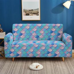 Chair Covers Living Room Elastic Sofa Cover Non-slip Sequin Pattern Protective 1/2/3/4 SeatChair