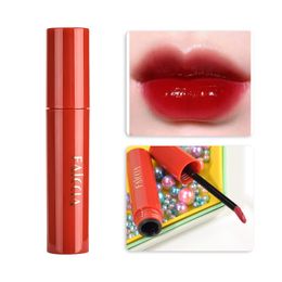 Girls Lipstick Cloud Mirror Water Gloss Lip Glaze #03 Strawberry Sparkling Wine 1pc