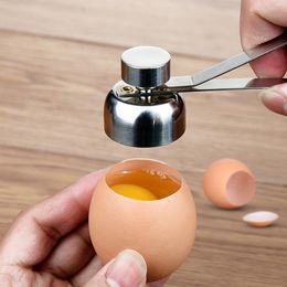 Kitchen Tools New Practical Metal Egg Scissors Egg Topper Cutter Shell Opener Stainless Steel Boiled Raw Eggs Open Creative