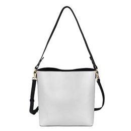 Duffel Bags Women's PU Bag Bucket To Map Printing Large Capacity Zipper Tote Fashion Shoulder BagDuffel