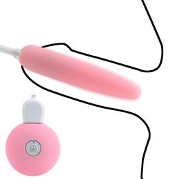 IKOKY Vibrating Egg Anal Butt Plug G Spot Clitoris Vibrator Mini Vagina sexy Toy for Woman Man Urethra Stimulation
