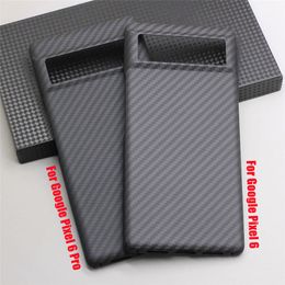 Genuine Carbon Fiber Aramid Slim Case for Google Pixel 6 Pro 6 Matte Armor Back Cover