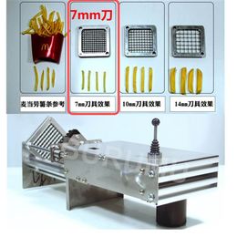 220v Vegetables Onion Carrots Machine Stainless Steel French Fries Cutting Potatoes Long Strips Chips Slicer Cutter