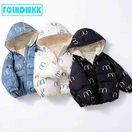 2020 Autumn Boy Girls Winter Jacket Children Baby Girl Winter Clothing Down Jackets Lightweight Kids Down Children Printed J220718