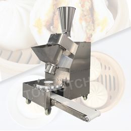 Stainless Steel Automatic Steamed Stuffed Bun Machine Commercial Desktop Bun Baozi Filling Maker Momo Making Machinery