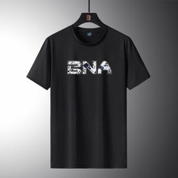 Men's T-Shirts 8XL-L 2022 Oversize Men's Thin Summer Tees 86%Nylon 14%Spandex Breathable Sport Tops Soft T-shirtMen's