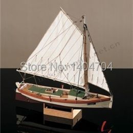 Ship model Building kit Scale 1 35 Ancient American Fishing boat "Flattle" kits 220715