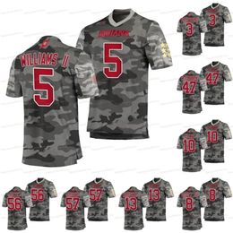 Uf CeoA3740 Cuatom Indiana Hoosiers College Football Salute Jersey Jamar Johnson Dexter Williams II David Ellis D.K. Bonhomme Harry Crider Tiawan Mullen