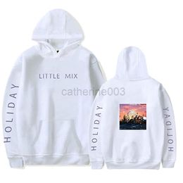 2020 Nouvelle arrivée Little Mix Merch Holiday Hoodie Sweat-shirt Men / Femmes Fans Hip Hop Imprimé Tracksuit Streetwear Vêtements G220728