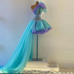 one shoulder colorful prom dresses 2022 elegant beautiful cute prom gown 2022 vestido de graduacion