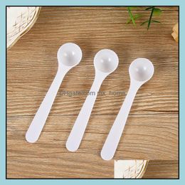 1G/2Ml Plastic Measuring Spoon For Coffee Milk Protein Powder Kitchen Scoop Drop Delivery 2021 Spoons Flatware Kitchen Dining Bar Home Ga