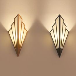 Wall Lamp Loft Vintage Fan Light Ressessed In LED Lighting Bedside Living Room Aisle LightsWall