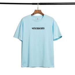 Men's T-Shirts Oversized High Quality 2022 Summer Letter Printing Men's And Women's T-shirt Casual Simple Loose Solid Color Short Sl