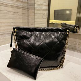 2022 French 2 in 1 high quality Fashion Tote Bags Big Name Designer Handbags Coin Purse High Capacity 30cm Patent Leather Black Luxurious shoulder bag