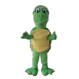 Halloween Green Turtle Mascot Costume Advertising Props Cartoon Character Outfits Suit Unisex Adults Outfit Christmas Carnival Fancy Dress
