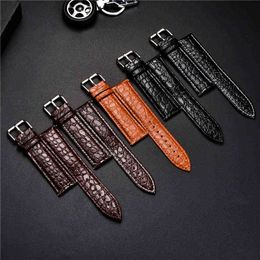 Leather Strap for Huawei GT 2 / Pro / 2E / GT 46mm Straps 18mm 20mm 22mm 24mm Strap for GT2 Gt2e Bracelet band G220420