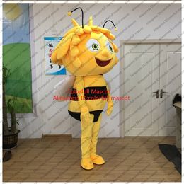 Mascot doll costume Character Maya Bee Mascot Costume Adult Cartoon Character Outfit Suit Halloween Carnival Party Props