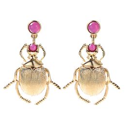 Fashion Beetle Dangle Earrings for Women Punk Simple Animal Geometric Drop Earrings Accessories Jewellery Gifts Wholesale