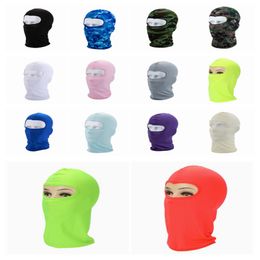 Home Thin outdoor breathable sports ski mask bike riding mask hat motorcycle balacla windproof dustproof headgear camouflage LK001139