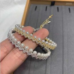 Product Pearl Bracelet Female Wave Curve Women Jewellery Bangle Inte22