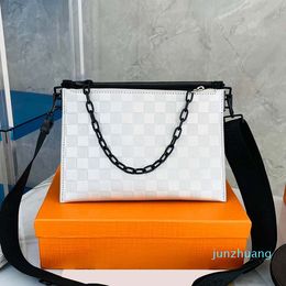 Plaid pattern Crossbody Bags Handbag Shoulder Messenger Bag super cool square handbag with Mini coin Purse Embossed Letters 2022