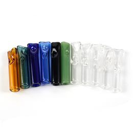 Heady Multi Colours Glass Hand Oil Burner Pipe Smoking Pipes Head Tobacco Tools Dab Rigs Accessories Colourful Burners SW47