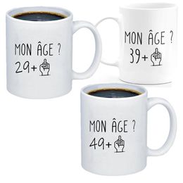 birthday mugs UK - Mugs 40 50 Years Funny Birthday Gift Mug Thirty Forty Fifty Old Men Women Humor Original DropMugs