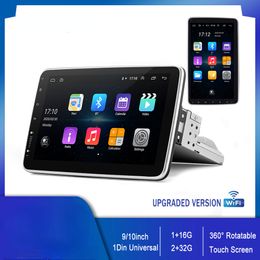 Android Car dvd Multimedia Player WIFI 1Din 16/32G 360° Rotatable Screen GPS WiFi Universal Stereo Radio Video Player