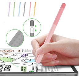 Stoyobe Gradient Colour Protective Cover Case for Apple Pencil 2nd Gen Protective Colourful Silicone Sleeve