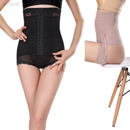 Women Sexy Slimming Underwear Shapewear Mesh Stretchy Butt Lifter High Waist Trainer Underwear Slimming Shaperwear Briefs L220802