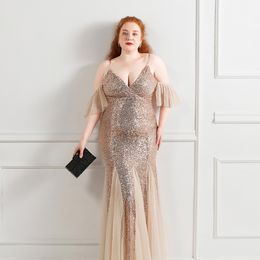 2022 плюс размер розовый платье с плечами женщины сексуальное бретель для брюшных вечерних платье Длинное выпускное выпускное