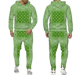 New 3D Printing Bandana Fashion Men Women Tracksuits Crewneck Hoodies+pants Plus Size S-7XL Harajuku4