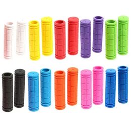 Party Favour Rubber Bike Handlebar Grips Cover BMX MTB Mountain Bicycle Handles Anti-skid Bicycles Bar Grip Fixed Gear Parts BES121