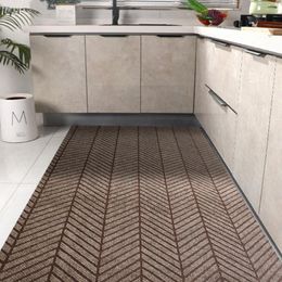 Carpets Large Thin Kitchen Mat Striped Anti Slip Waterproof Oilproof Area Rugs