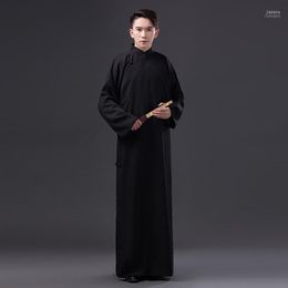 Ethnic Clothing Chinese Folk Dance Men Robe Traditional Male Tang Teacher Costume Ancient Costume1