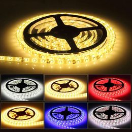 Strips 0.5/1/2/3/4/5/10M 2835 SMD RGB LED Strip Light Tape Flexible 60Leds/m Tira Home Decor Lamp Car LampLED