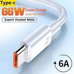 66W 6A USB Type-C Super Fast Charging Data Cable