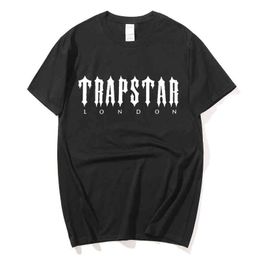 2022 Summer New Men's Letters Printed Trapstar London Clothing T-shirt S-2xl Woman Fashion T-shirt Cotton Brand Teeshirt