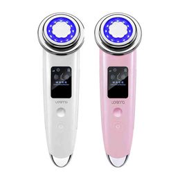 Micro current Facial Massager, LED phototherapy, vibration wrinkle removal, skin stretching treatment, beauty and care device 220512