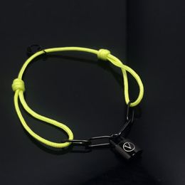 Mens Luxury Designer Bracelet Fashion Hand Rope Locks Black Chain Link Pendent Bracelets For Women Party Wedding Jewellery 2022